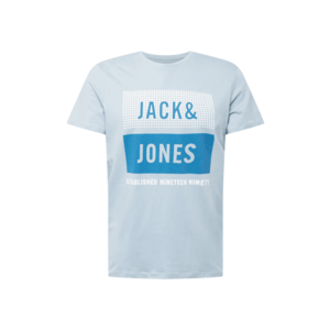 JACK & JONES Tričko modrá / svetlomodrá / biela vyobraziť