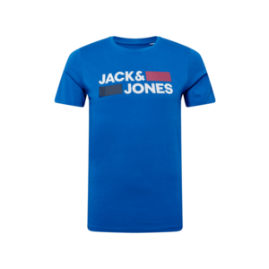 JACK & JONES Tričko modrá / biela / červená / čierna vyobraziť