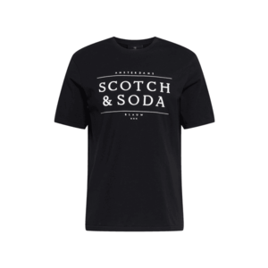 SCOTCH & SODA Tričko čierna / biela vyobraziť