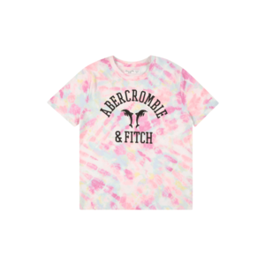 Abercrombie & Fitch Tričko ružová / broskyňová / svetlomodrá / čierna vyobraziť