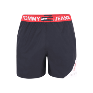 Tommy Hilfiger Underwear Plavecké šortky tmavomodrá / biela / červená vyobraziť
