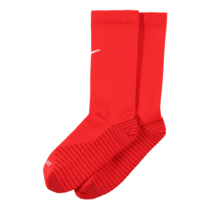 NIKE Športové ponožky 'Squad' červená / biela vyobraziť