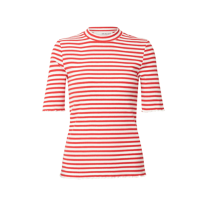 SELECTED FEMME Tričko červená / biela vyobraziť