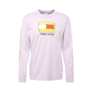 Tommy Jeans Tričko svetlofialová / žltá / svetločervená / biela vyobraziť