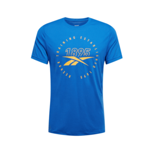 Reebok Sport Funkčné tričko žltá / kráľovská modrá vyobraziť