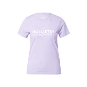 HOLLISTER Tričko levanduľová / biela vyobraziť