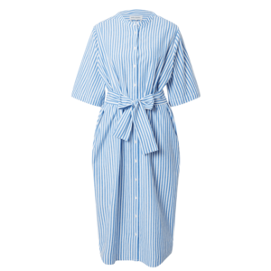 Lollys Laundry Košeľové šaty 'May' nebesky modrá / biela vyobraziť