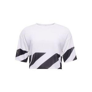 Superdry Funkčné tričko biela / čierna vyobraziť