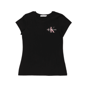 Calvin Klein Jeans Tričko čierna / ružová / biela vyobraziť