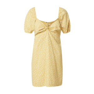 Abercrombie & Fitch Letné šaty žltá / biela vyobraziť