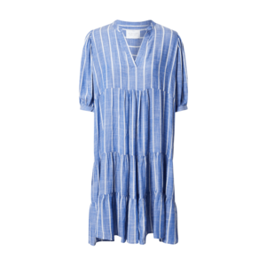 SISTERS POINT Košeľové šaty 'IBON' modrá / biela vyobraziť