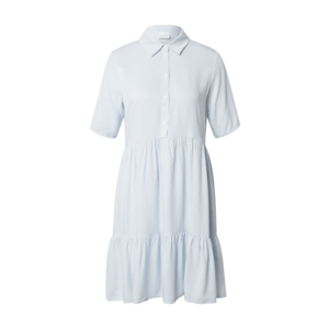 VILA Košeľové šaty 'MORA' biela / svetlomodrá vyobraziť