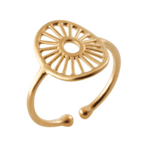 Pernille Corydon Jewellery Prsteň 'Daylight' zlatá vyobraziť