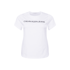 Calvin Klein Jeans Tričko biela / tmavomodrá vyobraziť