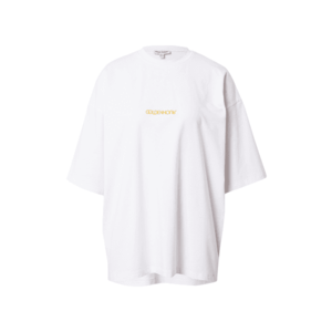 Public Desire Oversize tričko biela / zlatá žltá vyobraziť