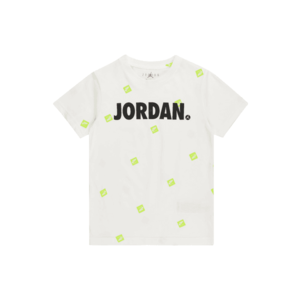 Jordan Funkčné tričko biela / čierna / zelená vyobraziť