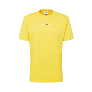Tommy Jeans Tričko žltá / biela / červená / tmavomodrá vyobraziť
