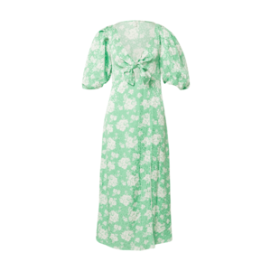 River Island Letné šaty 'SS TIE FRONT MIDAXI DRESS' zelená vyobraziť