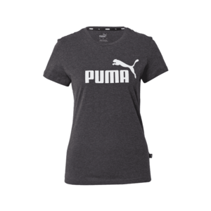PUMA Funkčné tričko tmavosivá / biela vyobraziť