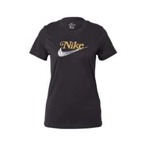 Nike Sportswear Tričko čierna / zlatá / zmiešané farby vyobraziť