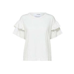 SELECTED FEMME Tričko 'RYLIE' biela melírovaná vyobraziť