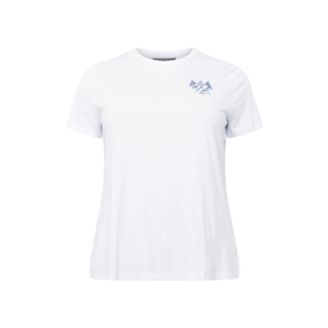 Lauren Ralph Lauren Tričko 'KATLIN' biela / modrá vyobraziť