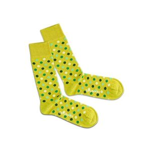 DillySocks Ponožky 'Leafy Confetti' horčicová / svetlozelená / zelená vyobraziť