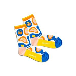 DillySocks Ponožky 'Island Dream' biela / žltá / modrá / oranžová / ružová vyobraziť