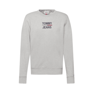 Tommy Jeans Mikina sivá melírovaná / tmavomodrá / biela / červená vyobraziť