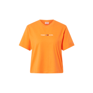Tommy Jeans Tričko oranžová / biela / námornícka modrá / červená vyobraziť
