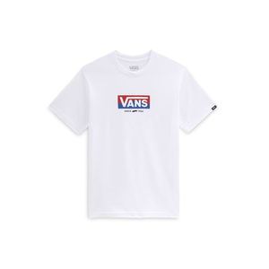 VANS Tričko 'BY EASY' biela / čierna / modrá / červená vyobraziť
