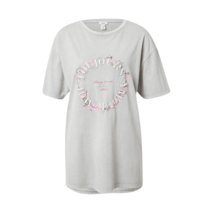 River Island Oversize tričko 'TOUJOURS' svetlosivá / biela / ružová / svetlozelená / hnedá vyobraziť