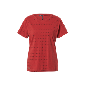 Ragwear Tričko 'CELEB' jasne červená / čierna vyobraziť