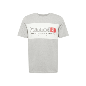 Hummel Funkčné tričko sivá melírovaná / biela / čierna / červená vyobraziť
