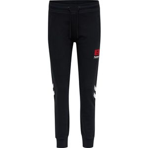 Hummel Športové nohavice 'ALULA' čierna / biela / ohnivo červená vyobraziť
