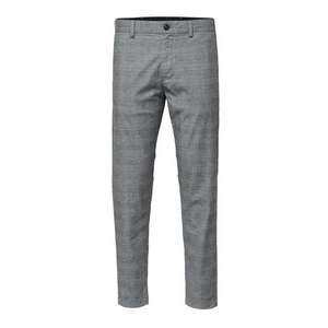 SELECTED HOMME Chino nohavice 'York' sivá / sivobéžová vyobraziť