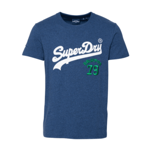 Superdry Tričko 'SOURCE' modrá / biela / zelená vyobraziť