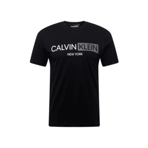 Calvin Klein Tričko čierna / biela / sivá vyobraziť