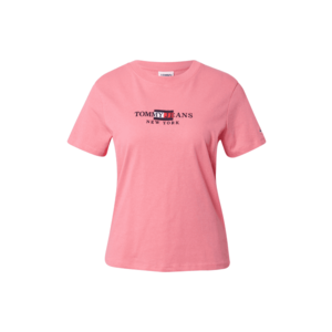 Tommy Jeans Tričko ružová / biela / červená / námornícka modrá vyobraziť