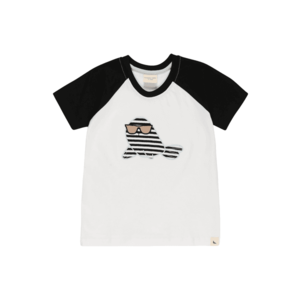 Turtledove London Tričko 'Seal' čierna / biela vyobraziť