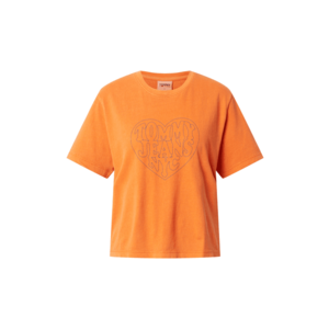 Tommy Jeans Tričko oranžová / námornícka modrá vyobraziť