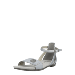 bugatti Remienkové sandále 'Jasmin ' strieborná / opálová vyobraziť