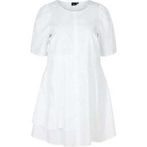 Zizzi Košeľové šaty 'Ehelena' biela vyobraziť
