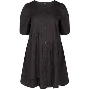 Zizzi Košeľové šaty 'Ehelena' čierna vyobraziť