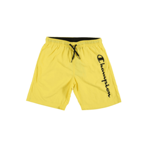 Champion Authentic Athletic Apparel Plavecké šortky žltá / čierna vyobraziť