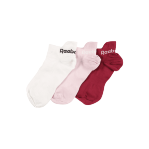Reebok Sport Športové ponožky biela / ružová / pitaya / čierna vyobraziť