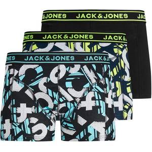 Jack & Jones Junior Nohavičky neónovo žltá / námornícka modrá / čierna / biela / vodová vyobraziť