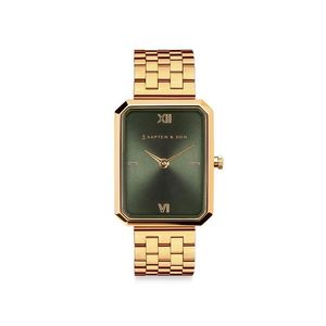 Kapten & Son Analógové hodinky 'Grace' zlatá / zelená vyobraziť
