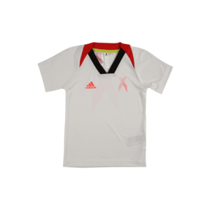 ADIDAS PERFORMANCE Funkčné tričko biela / červená / čierna vyobraziť