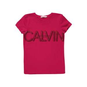 Calvin Klein Jeans Tričko pitaya / oranžová / čierna vyobraziť